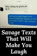 Image result for Funny Savage Texts