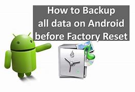 Image result for To Save Data On a Broken Android Before Factory Data Reset