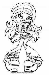 Image result for Bratz Cheerleading Coloring Pages