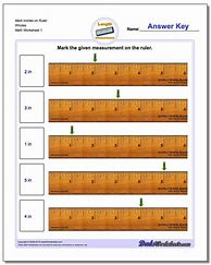 Image result for Inch Ruler Measurement Worksheet Free
