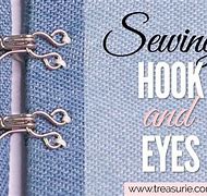 Image result for Sewing Hook and Eye Closures
