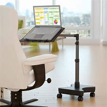 Image result for Portable Laptop Stand with Wheels