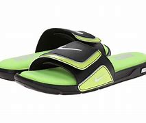 Image result for Green Nike Slides