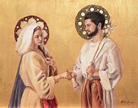Image result for Holy Mother and Saint Joseph