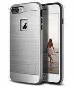 Image result for iPhone 7 Plus Case Orange and Silver