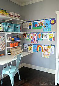 Image result for DIY Kids Artwork Display