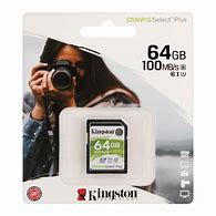 Image result for Kingston 64GB Canvas Select Plus SD Card