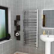 Image result for Curved Heated Towel Rails for Bathrooms