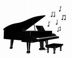 Image result for Shareable Pictures of Grand Piano and Music Notes