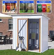 Image result for Small Metal Outdoor Storage