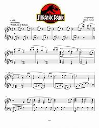 Image result for Jurassic Park Sheet Music