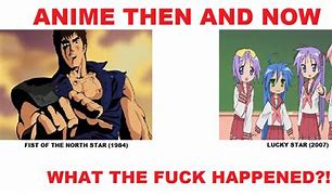 Image result for Anime Then Vs. Now