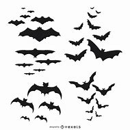 Image result for Flying Bat Outline