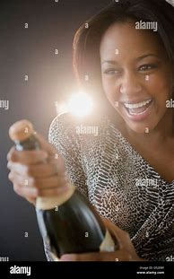 Image result for Open Champagne Bottle