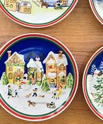Image result for Vintage Christmas Plates