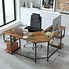 Image result for L-shaped Home Office Computer Desk