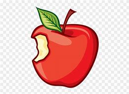 Image result for Cartoon Apple with Bite