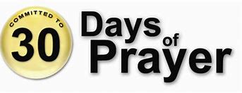 Image result for 30 Days Prayer