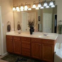 Image result for Bathrooms with Oak Vanities