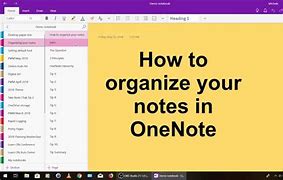 Image result for Best OneNote Organization Tips