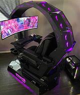 Image result for Computer Gaming Chair and Desk
