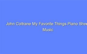 Image result for My Favorite Things Piano Sheet Music