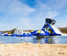 Image result for Inflatable Water Park in Cornwall