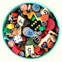 Image result for Image of Vintage Game Pieces