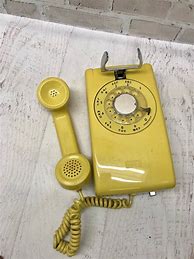 Image result for Yellow Rotary Dial Phone