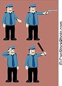 Image result for Security Officer Cartoon