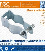 Image result for Conduit Hanger Table