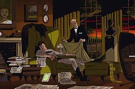 Image result for alfred and batman scene
