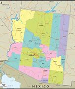 Image result for Arizona Map with Cities and Towns by County