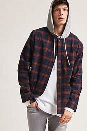 Image result for Flannel Shirt Over Hoodie