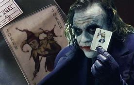 Image result for Joker Card Batman Begins