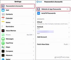 Image result for See Saved Passwords iPhone