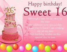 Image result for 16th Birthday Sayings for Girls