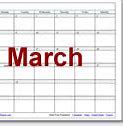 Image result for Blank Calendar to Type On
