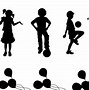 Image result for Children Playing Silhouette Clip Art