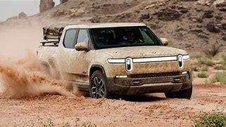 Image result for Rivian Truck Jerry Rig Dirt