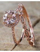 Image result for Vintage Rose Gold Wedding Ring Sets
