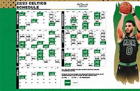 Image result for Boston Celtics Schedule 2018 Printable