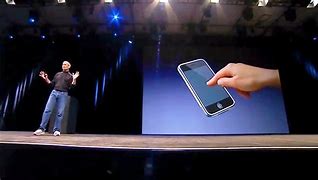 Image result for Steve Jobs Announcing First iPhone Chip