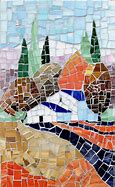 Image result for Mosaic Landscape Painting Greek