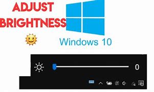 Image result for Screen Brightness Laptop Windows 10