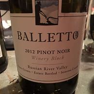 Image result for Balletto Pinot Noir Block
