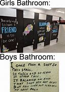 Image result for Boys Bathroom Meme