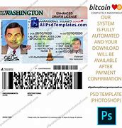Image result for Washington Driver License ID Template Free