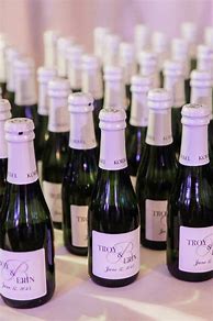 Image result for Bridal Mini Champagne Bottles