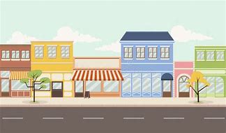 Image result for City Shops Clip Art